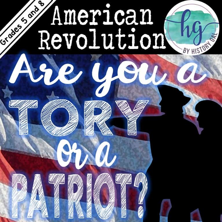 American Revolution Activity - Loyalist or Patriot?