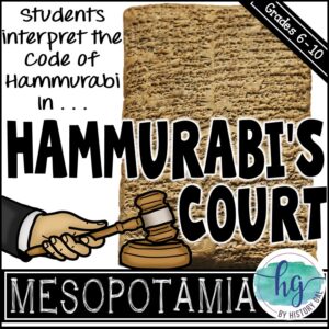 Hammurabi's Code activity