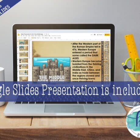 Middle Ages Doodle Notes and Digital Guided Notes Set 1 for Early ...