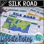 Silk Road Doodle Notes and Digital Guided Notes - By History Gal