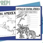 Central America Countries and Capitals Map Activity (Print and Digital ...