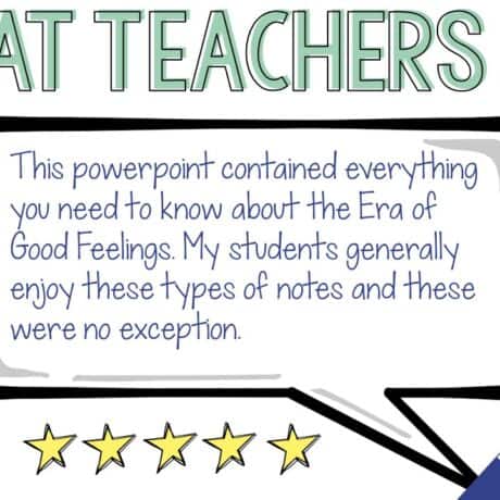 Era of Good Feelings PowerPoint & Notes (Monroe, Early Industry, and ...