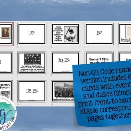 Civil Rights Movement Timeline Activity - By History Gal