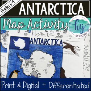 Antarctica Map Activity