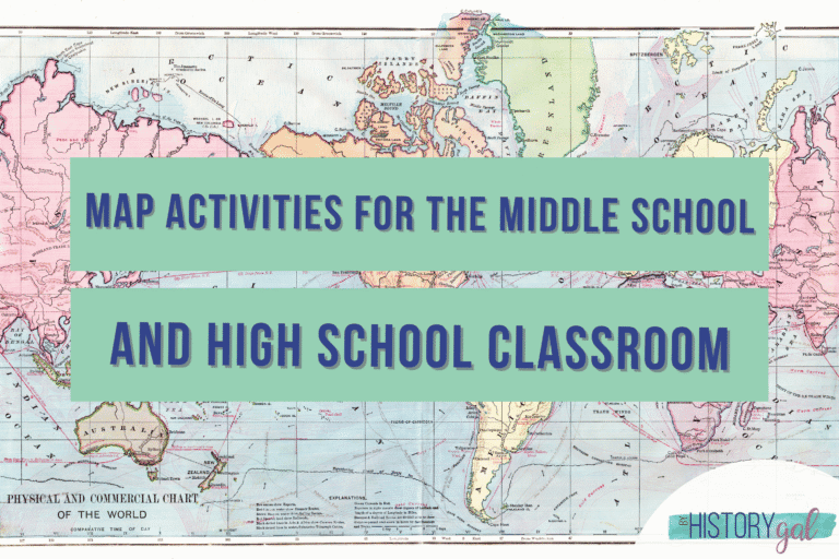 Map Activities for the Middle School and High School Classroom